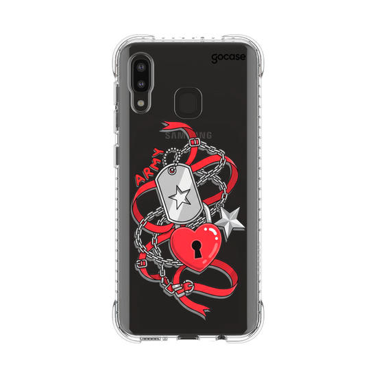 Capinha para celular Charm Love Army