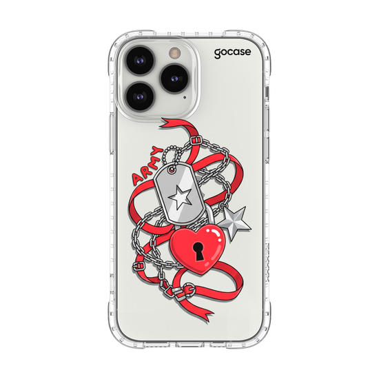 Capinha para celular Charm Love Army
