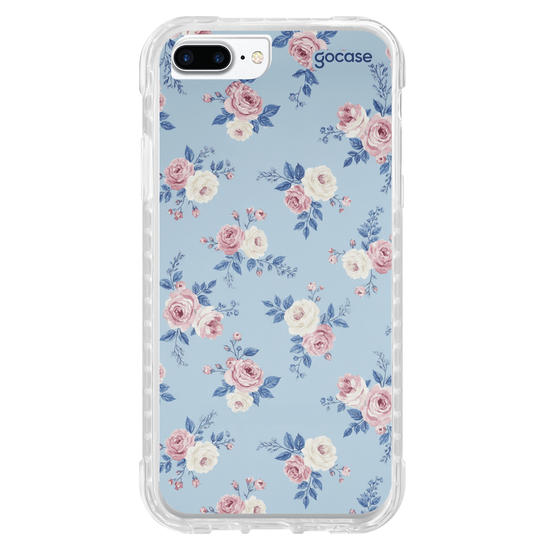 Capinha para celular  Charme de Rosas Azul