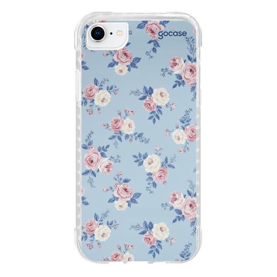 Capinha para celular  Charme de Rosas Azul