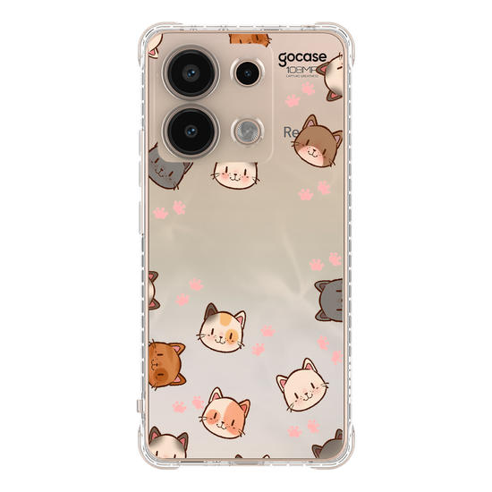 Capinha para celular Charmes Felinos Manuscrito