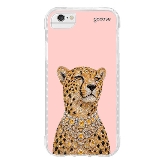 Capinha para celular  Cheetah Bling Cravejada