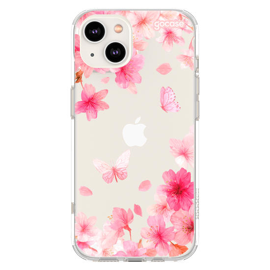Capinha para celular  Cherry Blossom Butterfly