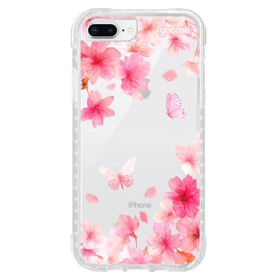 Capinha para celular  Cherry Blossom Butterfly