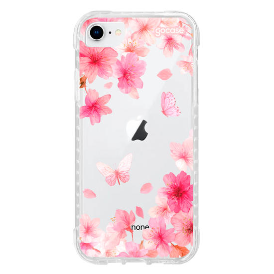 Capinha para celular  Cherry Blossom Butterfly