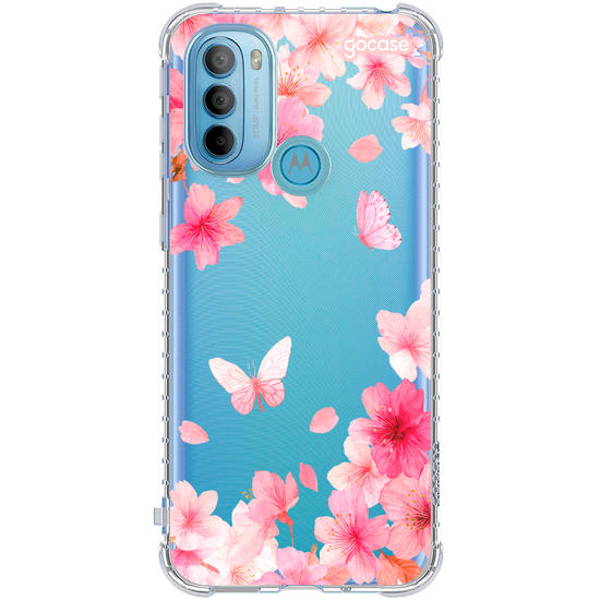 Capinha para celular  Cherry Blossom Butterfly