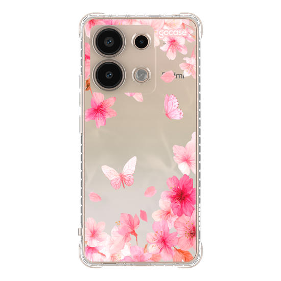 Capinha para celular  Cherry Blossom Butterfly