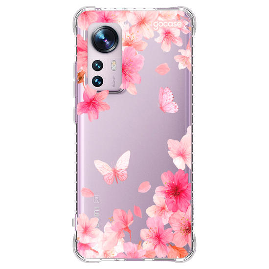 Capinha para celular  Cherry Blossom Butterfly