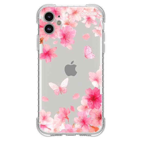 Capinha para celular  Cherry Blossom Butterfly