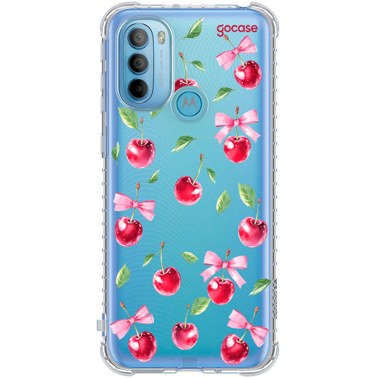 Capinha para celular  Cherry Bow