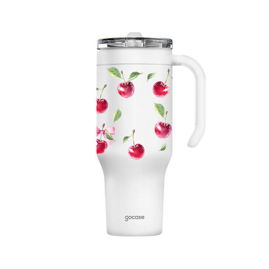 Copo Térmico Life + Ebook - Cherry Bow