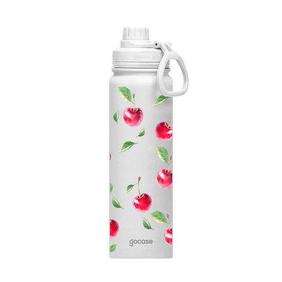Garrafa Térmica Fresh + Ebook - Cherry Bow