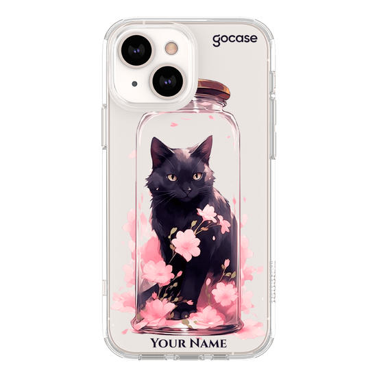 Cherry Cat Jar Phone Case