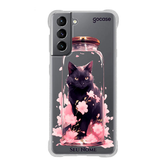 Capinha para celular  Cherry Cat Jar
