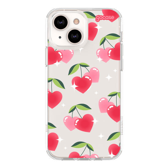Capinha para celular Cherry Hearts
