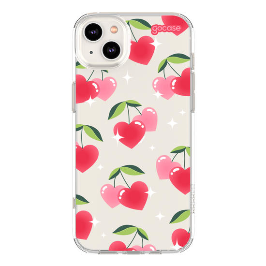 Capinha para celular Cherry Hearts