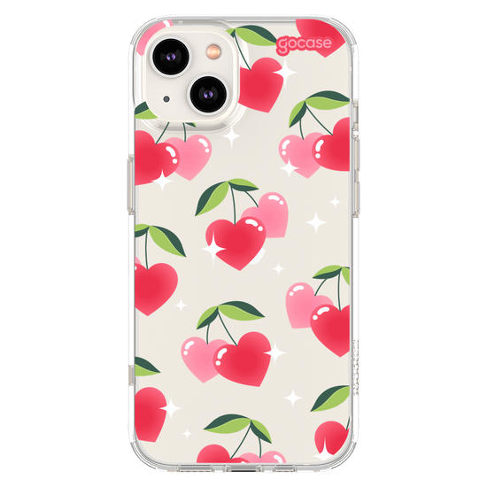 Capinha para celular Cherry Hearts