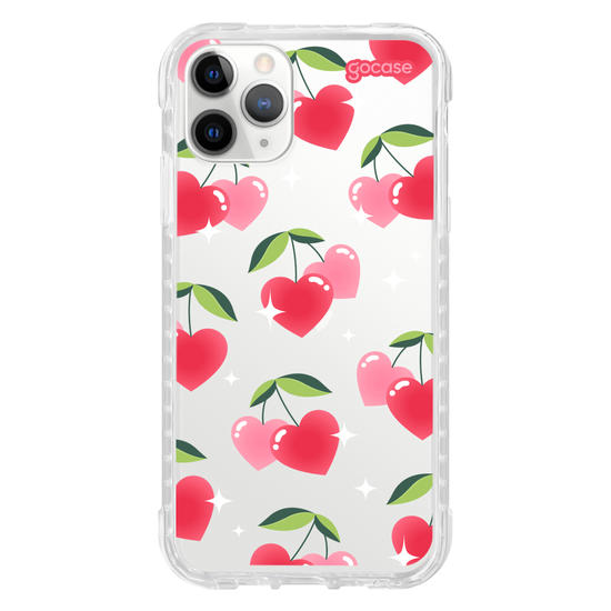 Capinha para celular Cherry Hearts