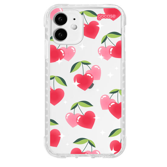 Capinha para celular Cherry Hearts