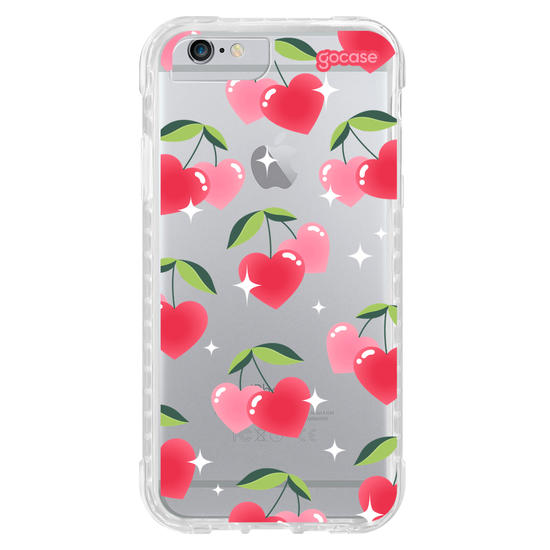 Capinha para celular Cherry Hearts