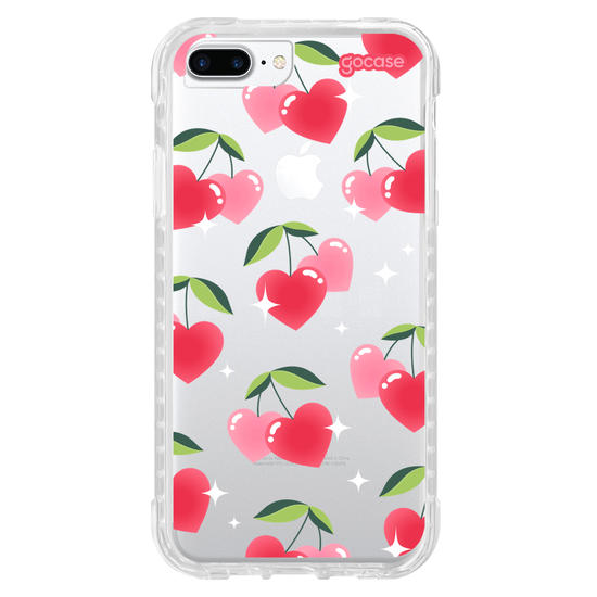 Capinha para celular Cherry Hearts