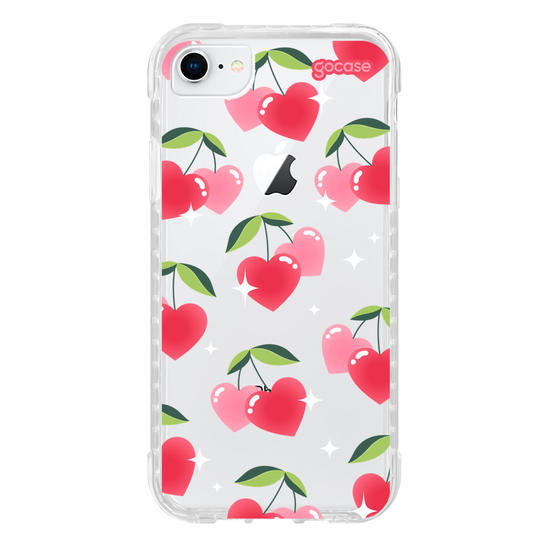 Capinha para celular Cherry Hearts
