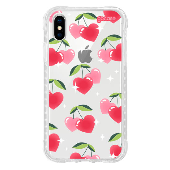 Capinha para celular Cherry Hearts