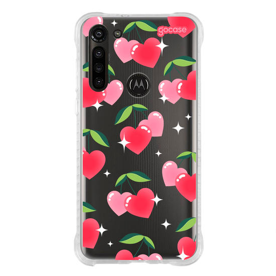Capinha para celular Cherry Hearts