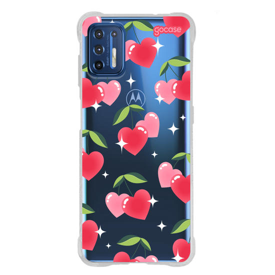 Capinha para celular Cherry Hearts