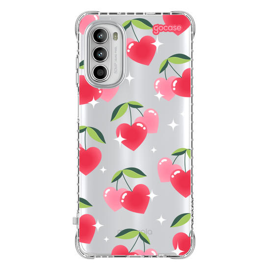 Capinha para celular Cherry Hearts