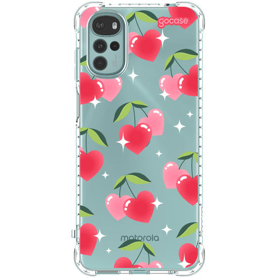 Capinha para celular Cherry Hearts