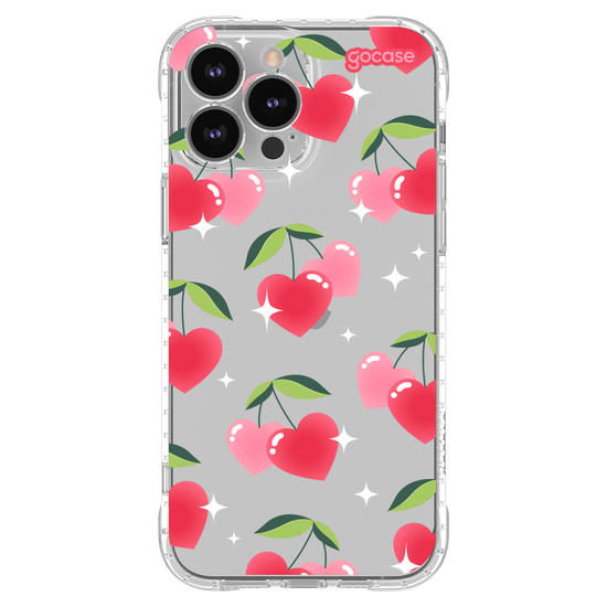 Capinha para celular Cherry Hearts