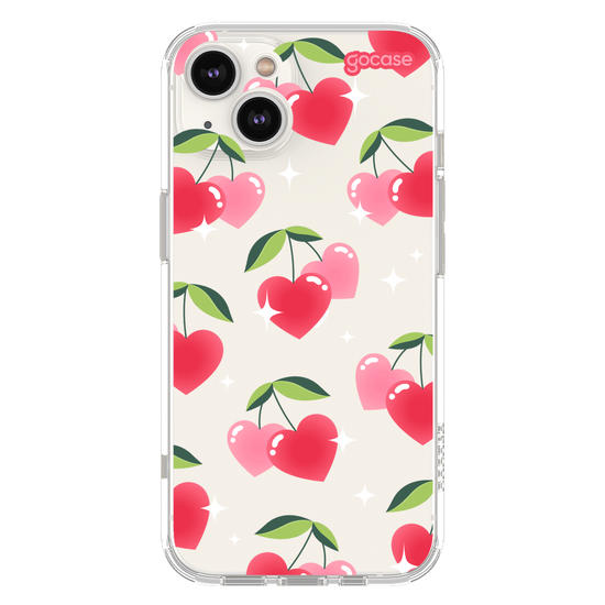 Capinha para celular Cherry Hearts