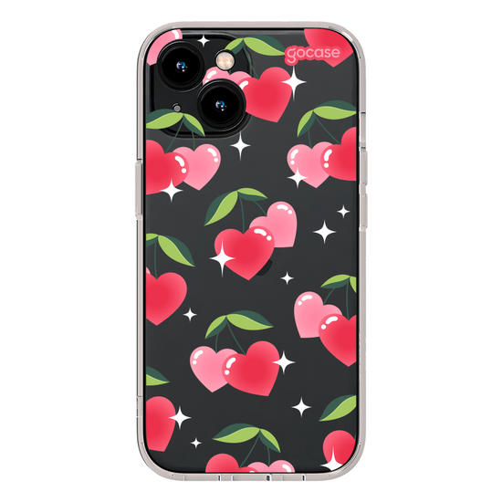 Capinha para celular Cherry Hearts