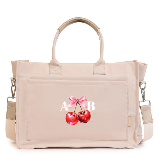 Tote Mini - Cherry Initials Fancy