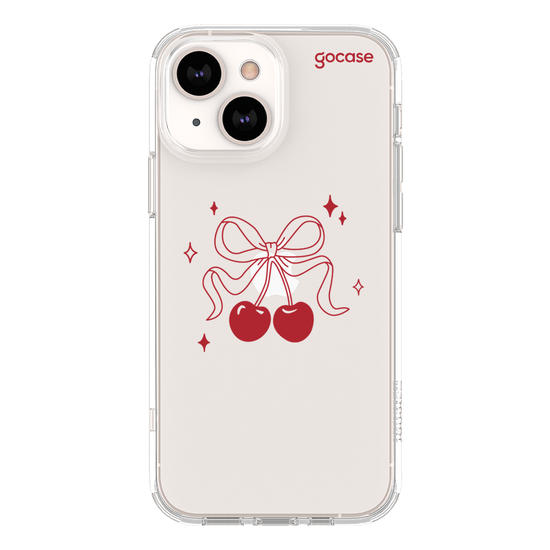  Minimal Cherry Red Phone Case