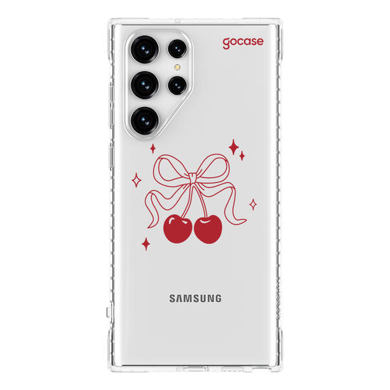 Capinha para celular  Minimal Cherry Red