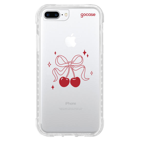 Capinha para celular  Minimal Cherry Red