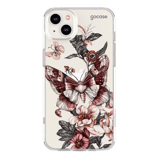 Capinha para celular  Chic Moth Flowers
