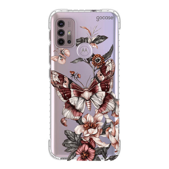Capinha para celular  Chic Moth Flowers