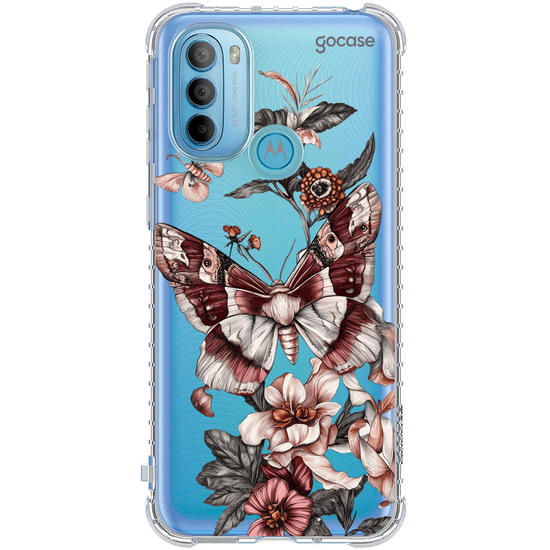 Capinha para celular  Chic Moth Flowers