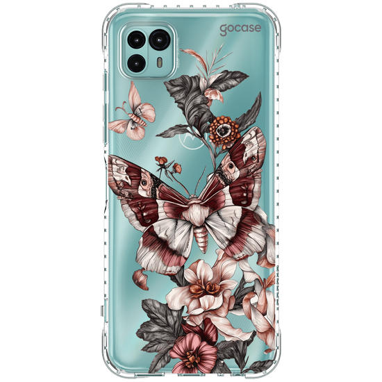 Capinha para celular  Chic Moth Flowers