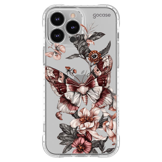 Capinha para celular  Chic Moth Flowers
