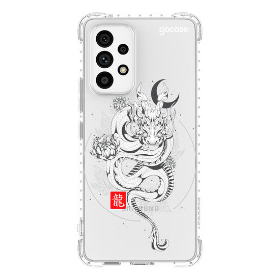 Capinha para celular  Chinese Dragon Bloom