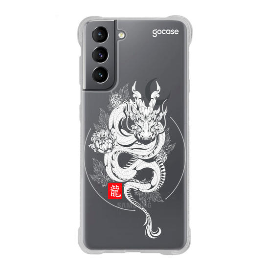 Capinha para celular  Chinese Dragon Bloom