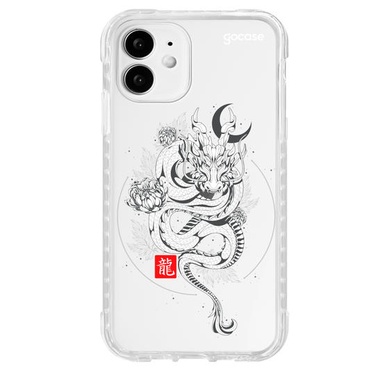 Capinha para celular  Chinese Dragon Bloom