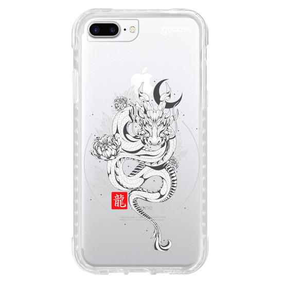 Capinha para celular  Chinese Dragon Bloom