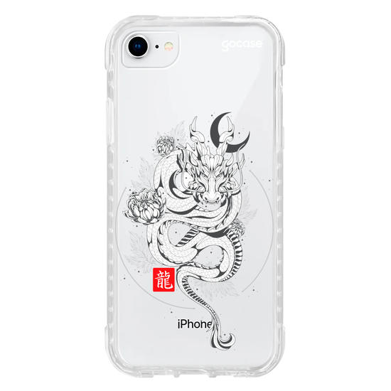 Capinha para celular  Chinese Dragon Bloom