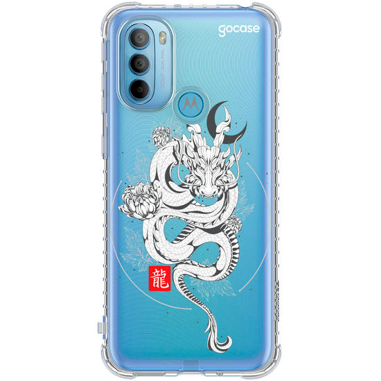 Capinha para celular  Chinese Dragon Bloom