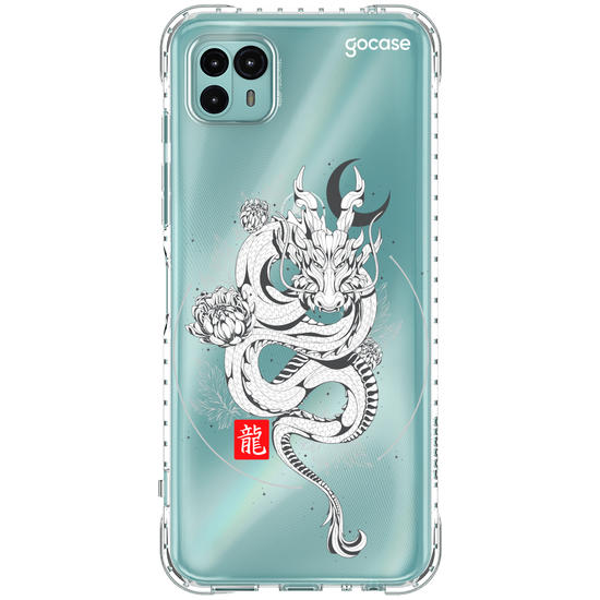 Capinha para celular  Chinese Dragon Bloom